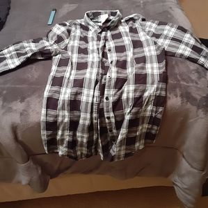 Plaid girls jr. Size 14-16 shirt